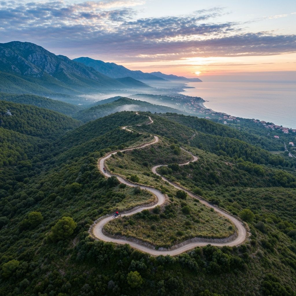 Vista aeria del recorregut